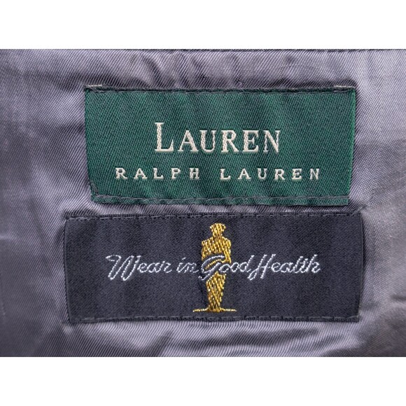 RALPH LAUREN Blazer Sport Coat Casual Jacket Size 42S Wool/Cashmere Windowpane - Picture 10 of 15